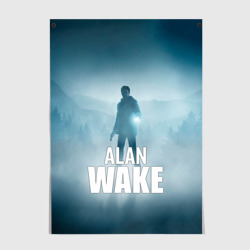 Постер Alan Wake Video Game Art