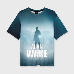 Женская футболка oversize 3D Alan Wake Video Game Art