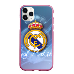 Чехол для iPhone 11 Pro Max матовый FC Реал Мадрид
