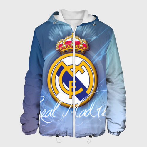 Мужская куртка 3D FC Реал Мадрид, цвет 3D печать