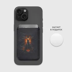 Картхолдер Magsafe магнитный Clayman - In Flames - фото 2