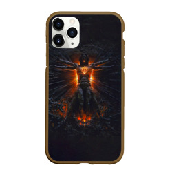 Чехол для iPhone 11 Pro матовый Clayman - In Flames