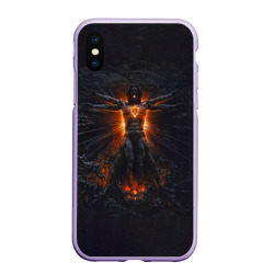 Чехол для iPhone XS Max матовый Clayman - In Flames