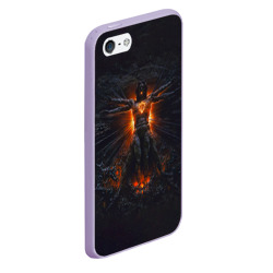 Чехол для iPhone 5/5S матовый Clayman - In Flames - фото 2