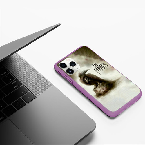 Чехол для iPhone 11 Pro матовый Sounds of a Playground Fading - In Flames, цвет фиолетовый - фото 5