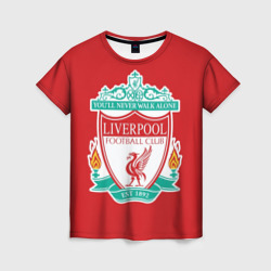 Женская футболка 3D F.c. Liverpool