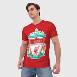 Мужская футболка 3D F.c. Liverpool - фото 2