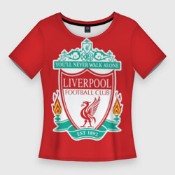 Женская футболка 3D Slim F.c. Liverpool