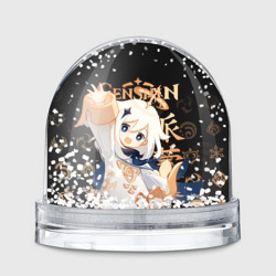 Игрушка Снежный шар Паймон Genshin Impact
