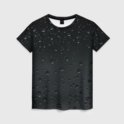 Женская футболка 3D Ночной дождь