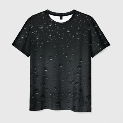 Мужская футболка 3D Ночной дождь