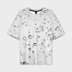 Мужская футболка oversize 3D Утренний дождь