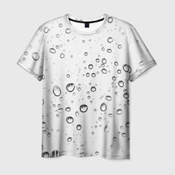 Мужская футболка 3D Утренний дождь