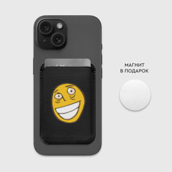 Картхолдер Magsafe магнитный Рофлан лицо - фото 2