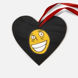 Деревянная игрушка Сердце Рофлан лицо