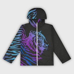 Женская ветровка 3D Tiger Neon