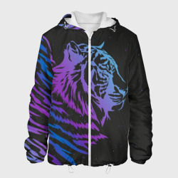 Мужская куртка 3D Tiger Neon