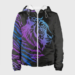 Женская куртка 3D Tiger Neon