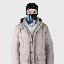 Балаклава 3D Снежная ночь в зимнем лесу - фото 2