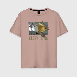 Женская футболка хлопок Oversize Elden Ring Pot Горшок