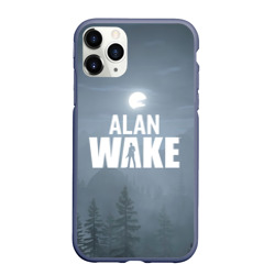 Чехол для iPhone 11 Pro Max матовый Алан Уэйк: Полнолуние