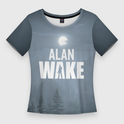 Женская футболка 3D Slim Алан Уэйк: Полнолуние