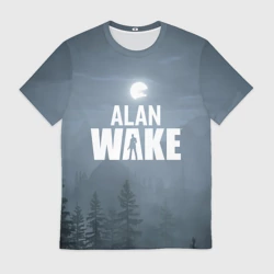 Мужская футболка 3D Алан Уэйк: Полнолуние
