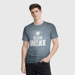 Мужская футболка 3D Алан Уэйк: Полнолуние - фото 2