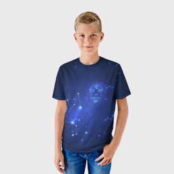 Детская футболка 3D Знак зодиака - Лев - фото 2