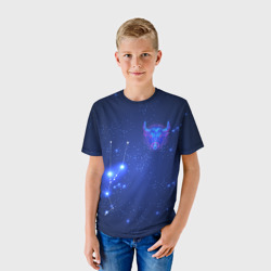Детская футболка 3D Знак зодиака - Телец - фото 2