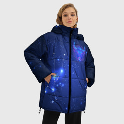Женская зимняя куртка Oversize Знак зодиака - Телец - фото 2