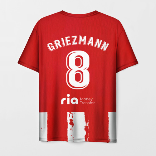 Мужская футболка 3D Гризман форма Атлетико Мадрид, цвет 3D печать - фото 2