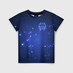 Детская футболка 3D Знак зодиака - Рак