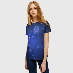 Женская футболка 3D Знак зодиака - Рак - фото 2