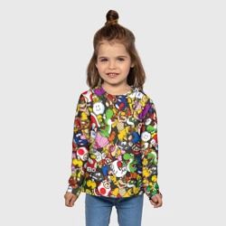 Детский лонгслив 3D Mario - all Stars - фото 2