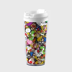 Термокружка-непроливайка Mario - all Stars