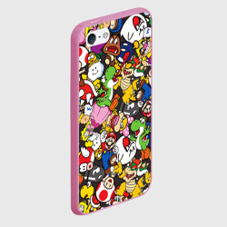 Чехол для iPhone 5/5S матовый Mario - all Stars - фото 2