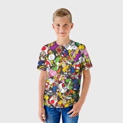 Детская футболка 3D Mario - all Stars - фото 2