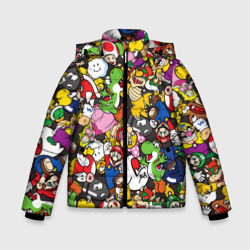 Зимняя куртка для мальчиков 3D Mario - all Stars