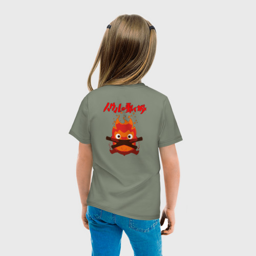 Детская футболка хлопок Walking castle, цвет авокадо - фото 6