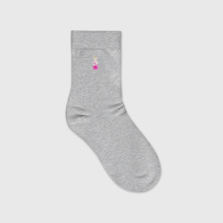 Розовая колба с зельем – Детские носки с вышивкой с принтом купить
