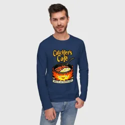 Мужской лонгслив хлопок Calcifer cook - фото 2