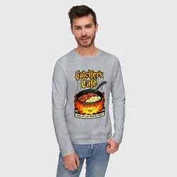 Мужской лонгслив хлопок Calcifer cook - фото 2