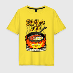 Мужская футболка хлопок Oversize Calcifer cook