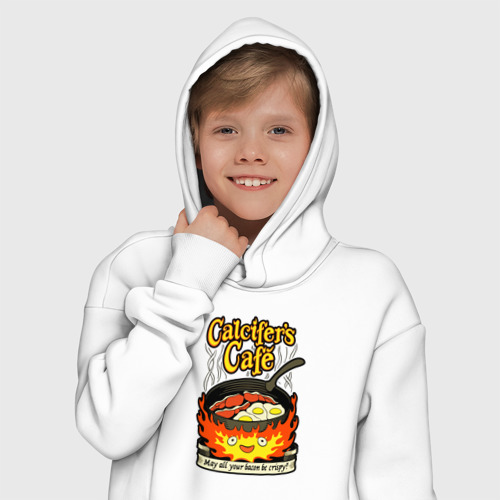 Детское худи Oversize хлопок Calcifer cook - фото 12