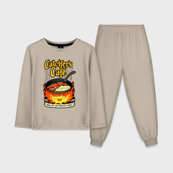 Детская пижама с лонгсливом хлопок Calcifer cook