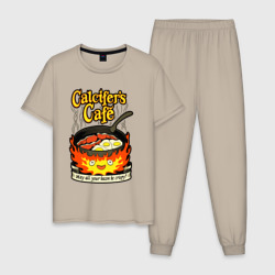 Мужская пижама хлопок Calcifer cook