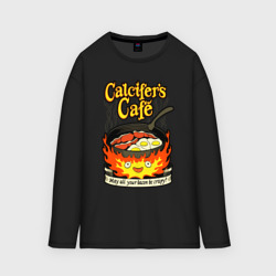 Мужской лонгслив oversize хлопок Calcifer cook