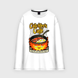 Мужской лонгслив oversize хлопок Calcifer cook