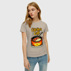Женская футболка хлопок Calcifer cook - фото 2